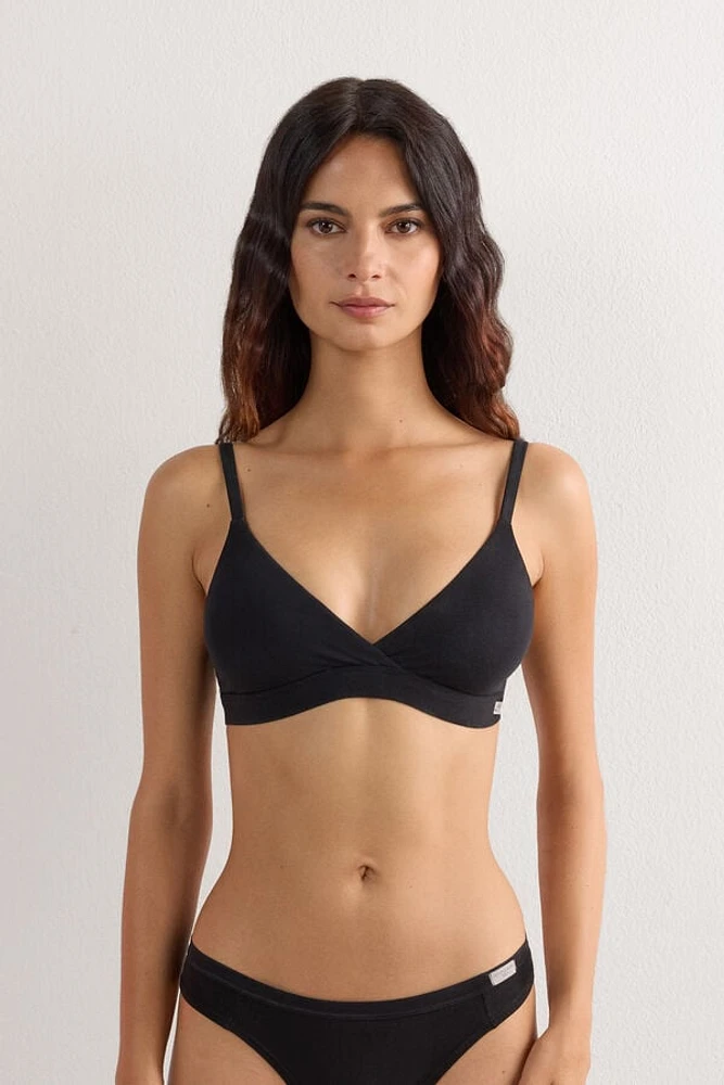 Emma Triangle Bra Natural Cotton