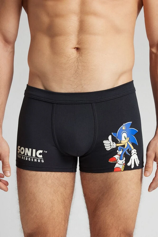Sonic Print Superior Cotton Boxers