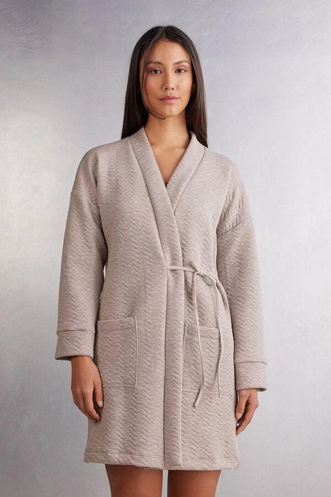 Soft Chevron Robe