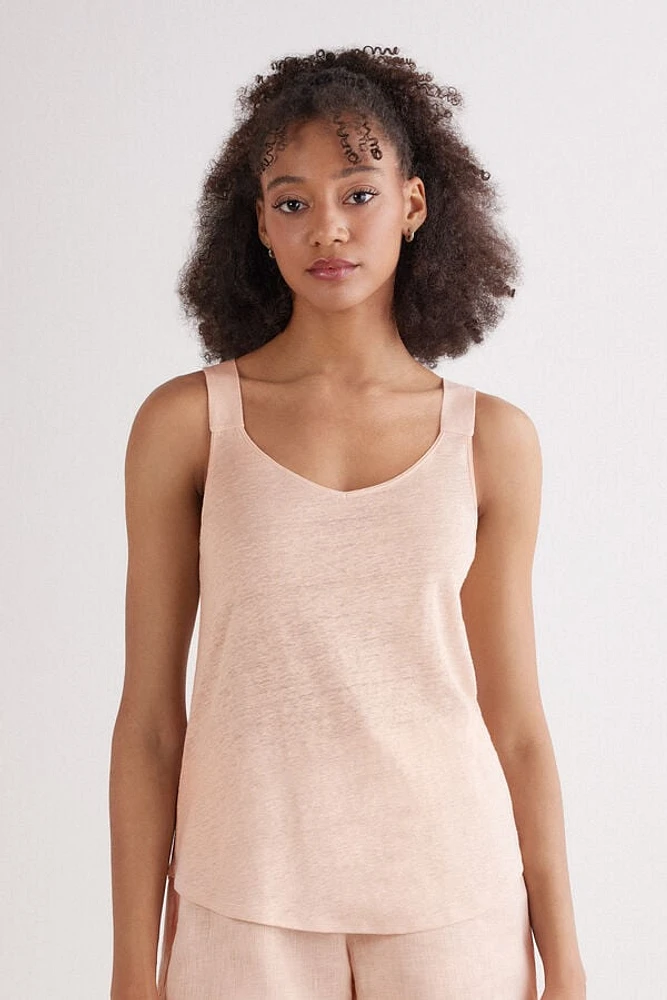 The Pure Linen Tank Top