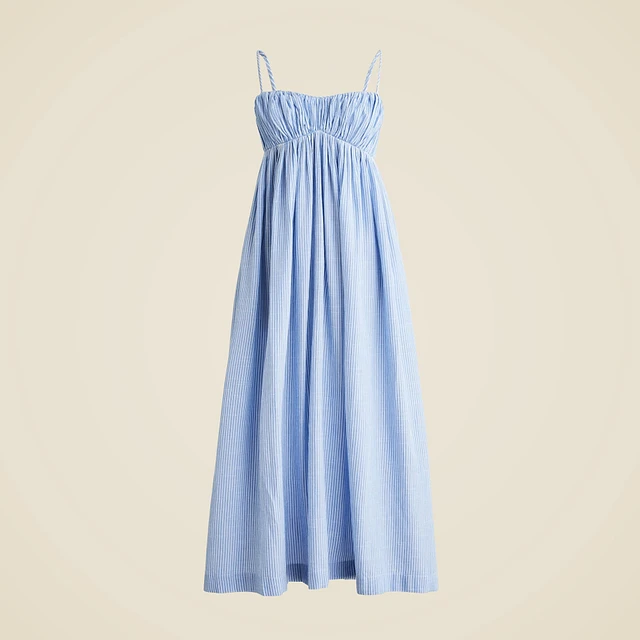 J.Crew Airy gauze empire-waist midi dress stripe at Hamilton Place in  Chattanooga, TN