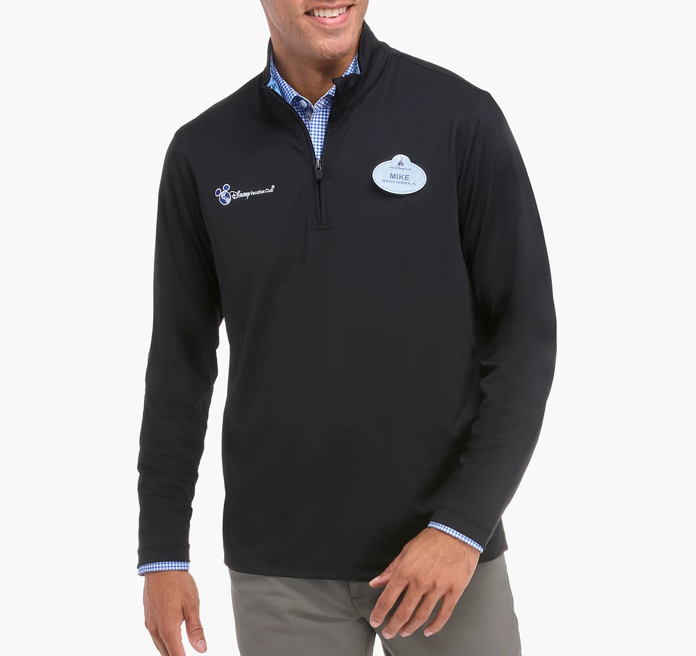 Men's Solid Quarter Zip