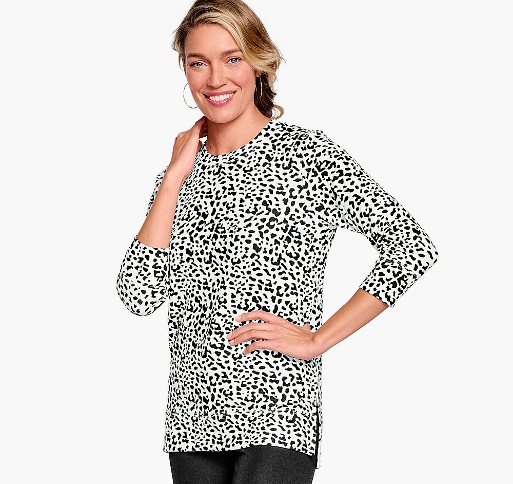 Side-Slit Pullover