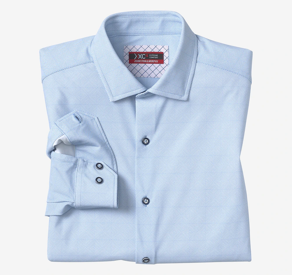 XC4® Motion Long-Sleeve Dress Knit Shirt