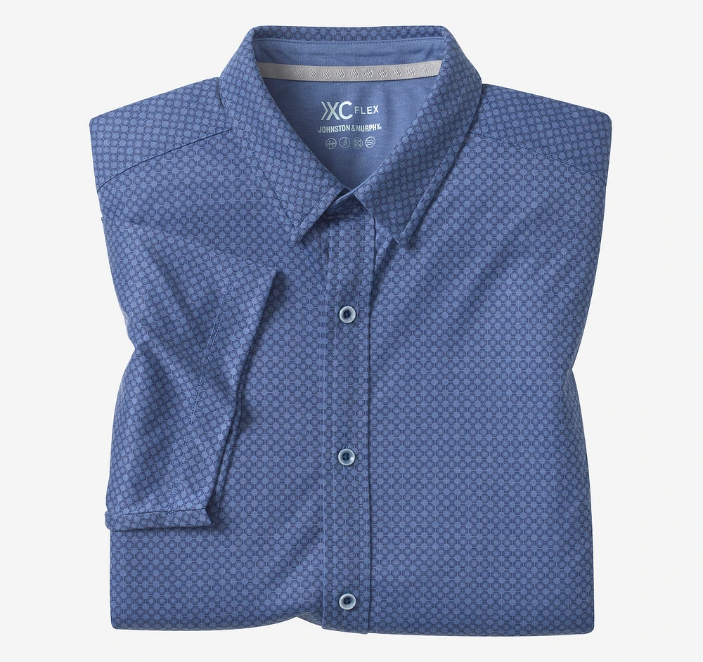 XC Flex® Short-Sleeve Print Knit Shirt