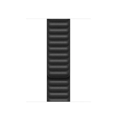 Apple Watch 40mm Black Leather Link Band - Small / Medium