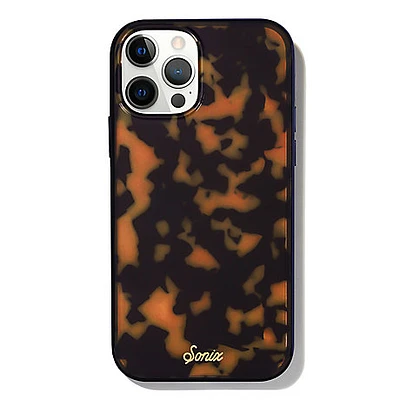 Sonix Clear Coat Case for iPhone 12/12 Pro (MagSafe Compatible) - Brown Tort
