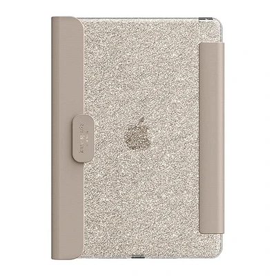 kate spade NY Protective Folio for iPad 10.2 - Gold Glitter
