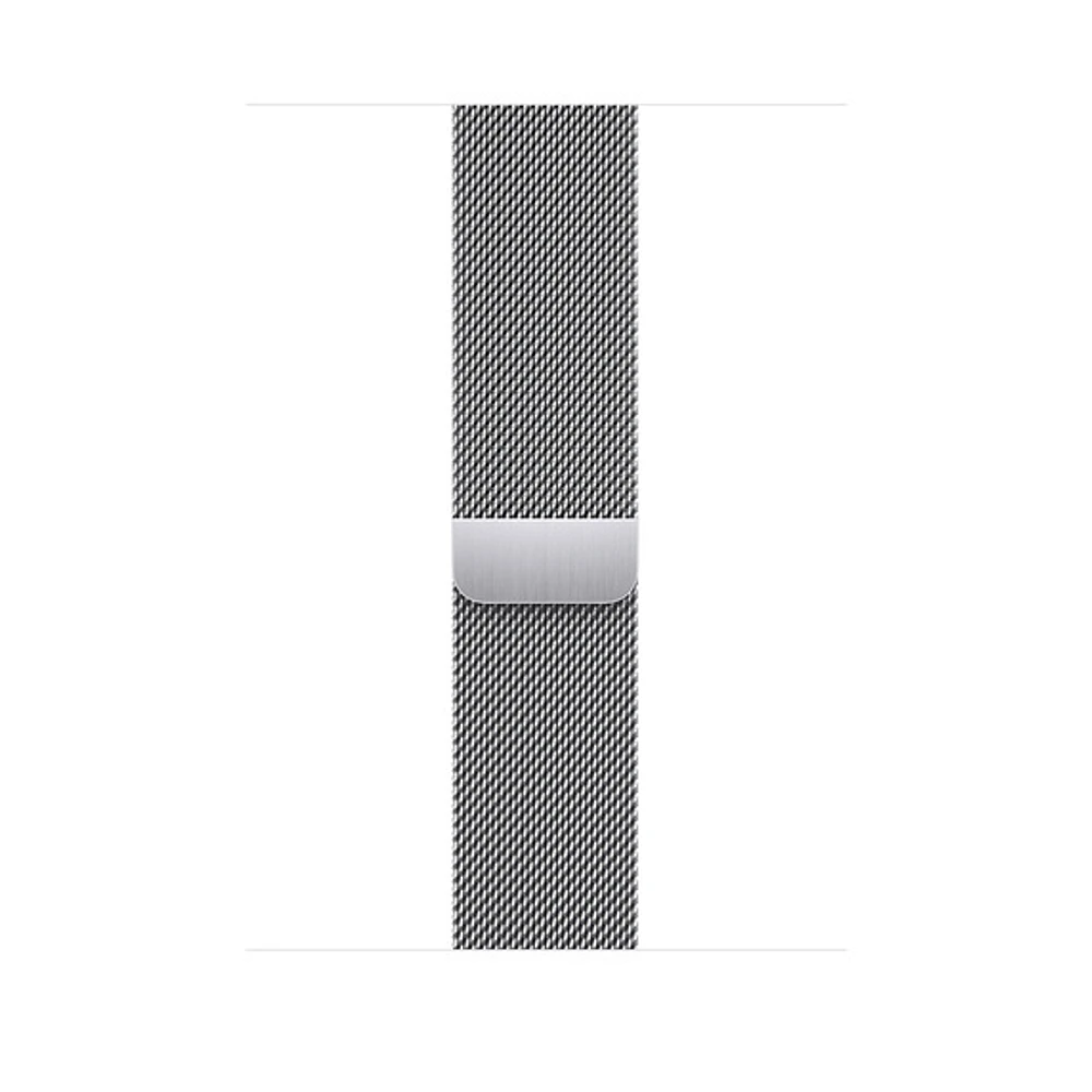 Apple 42/44/45mm Silver Milanese Loop
