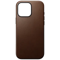 Nomad Modern Leather Case with MagSafe for iPhone 16 Pro Max - Brown