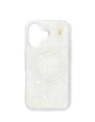 Ideal of Sweden Pearl Case with MagSafe for iPhone 16 - White