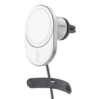 Belkin BoostCharge Pro Magnetic Wireless Car Charger with Qi2 15W Grey