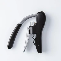 KSP Bar Essentials Lever Wine Bottle Opener (Silver/Black)