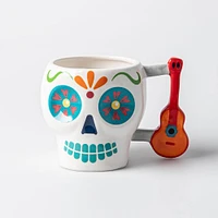 Boston Warehouse Flea Market Shaped 'Sugar Skull' Mug (Multi Colour)
