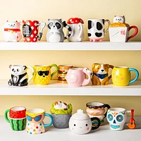 Boston Warehouse Flea Market Shaped 'Pineapple' Mug (Multi Colour)