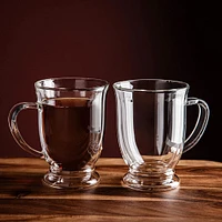 KSP Genoa Double Wall Glass Mug - Set of 2 480ml (Clear)