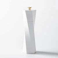 Romer & Bechtel Elite 'Spiral' Salt Mill (White/Stainless Steel)