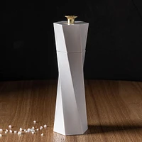 Romer & Bechtel Elite 'Spiral' Salt Mill (White/Stainless Steel)