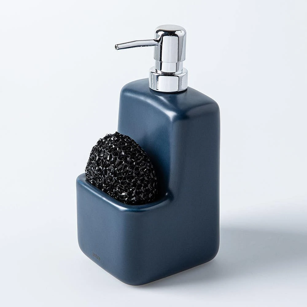 Umbra Square Ceramic Soap Pump (Indigo)