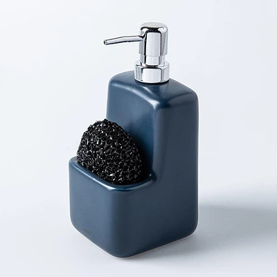 Umbra Square Ceramic Soap Pump (Indigo)