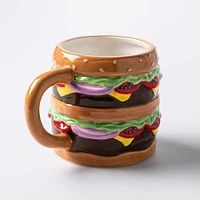 Boston Warehouse Flea Market Shaped 'Hamburger' Mug (Multi Colour)