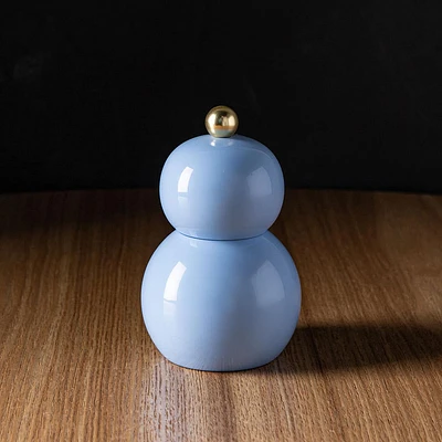 Romer & Bechtel Elite 'Snowman' Wood Pepper Mill (Chambray Blue)