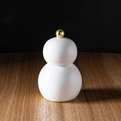 Romer & Bechtel Elite 'Snowman' Wood Pepper Mill