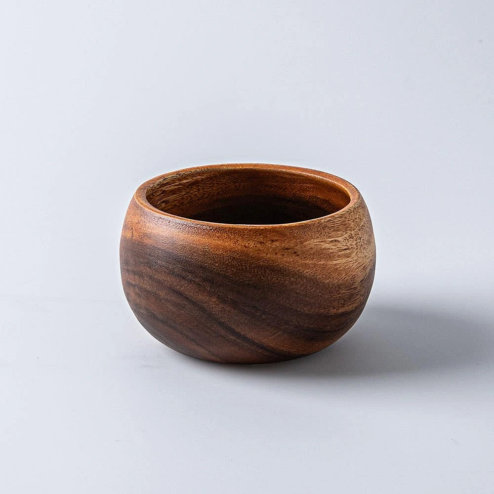 KSP Tala Acacia Wood Round Bowl Small 13 x 13 x 8 cm