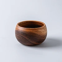 KSP Tala Acacia Wood Round Bowl Small 13 x 13 x 8 cm
