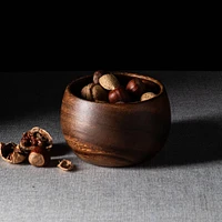KSP Tala Acacia Wood Round Bowl Small 13 x 13 x 8 cm