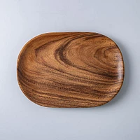 KSP Tala Acacia Wood Oval Serving Tray Medium 36 x 26 x 2.5 cm