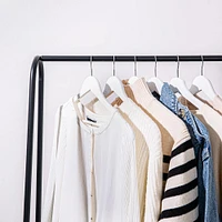 KSP Noir Garment Rack with 2 Shelves (Black)