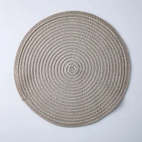 KSP Gather & Dine Cirque Woven Vinyl Placemat (Natural)