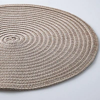 KSP Gather & Dine Cirque Woven Vinyl Placemat (Natural)