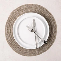 KSP Gather & Dine Cirque Woven Vinyl Placemat (Natural)
