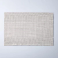 KSP Gather & Dine Vega Vinyl Placemat (Natural White)