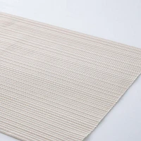 KSP Gather & Dine Vega Vinyl Placemat (Natural White)