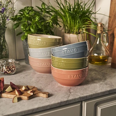 Staub MacAron Ceramic Bowls - Set of 6 (Multi Colour)