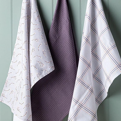 Harman Combo 'Willow' Cotton Kitchen Towel - Set of 3