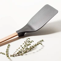 Epicurean Gourmet Series Wood-Nylon Solid Turner (Natural/Black