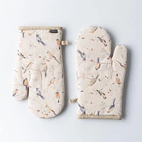 Harman Gourmet 'Birds' Cotton Oven Mitt - Set of 2 (Multi Colour)