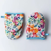 Harman Gourmet 'Stonefruit' Cotton Mini Oven Mitt - Set/2