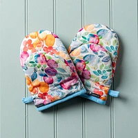 Harman Gourmet 'Stonefruit' Cotton Mini Oven Mitt - Set/2