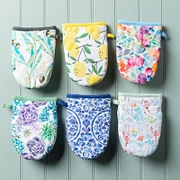 Harman Gourmet 'Floral Blossom' Cotton Mini Oven Mitt - Set/2