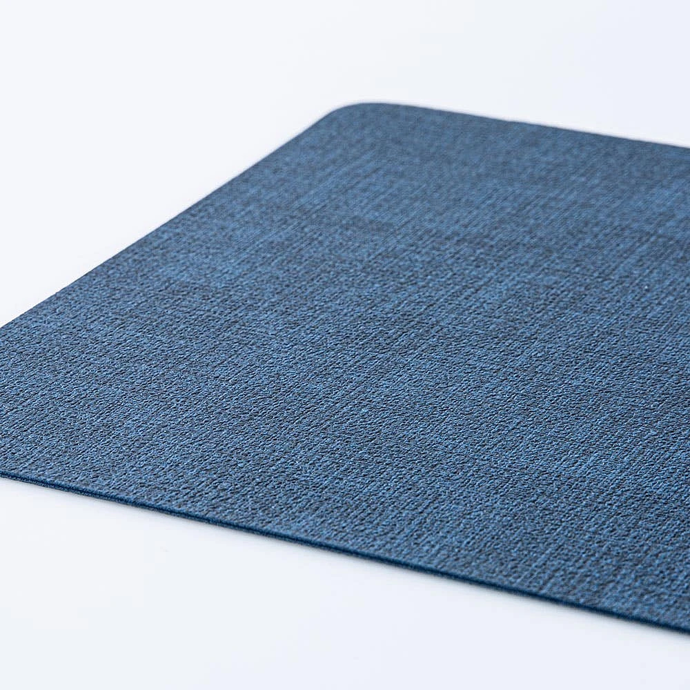 KSP Gather & Dine Luxe Leather Pvc Placemat (Navy Blue)