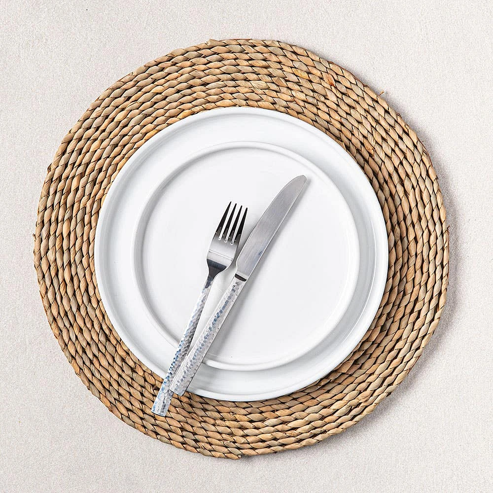 KSP Gather & Dine Weave Rush Straw Placemat (Natural)