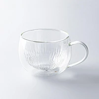KSP Soleil Double Wall Glass Mugs - Set/2 270ml (Clear)