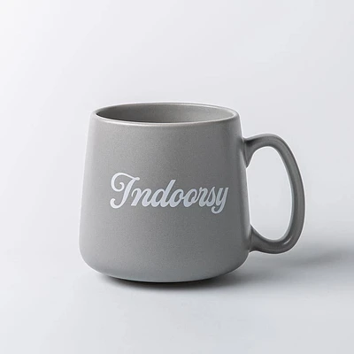 KSP Hug 'Indoorsy' Porcelain Mug 20oz./580ml (Grey)