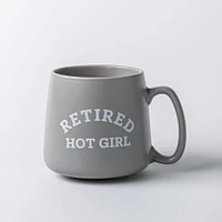 KSP Hug 'Retired Hot Girl' Porcelain Mug 20oz./580ml (Grey)