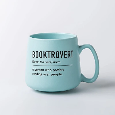 KSP Hug 'Booktrovert' Porcelain Mug 20oz./580ml (Teal)